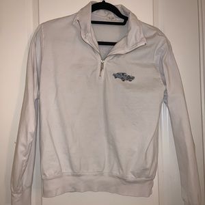 rare brandy melville quarter zip with car design